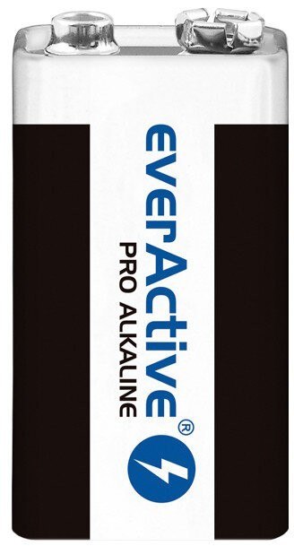 EverActive Bateria alkaliczna R9/6LR61 9V PRO ALKALINE, Opakowanie 10 szt.