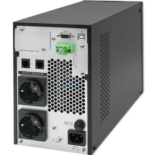 Qoltec Zasilacz awaryjny UPS 1kVA | 1000W | Power Factor 1.0 | LCD | EPO| USB | On-line