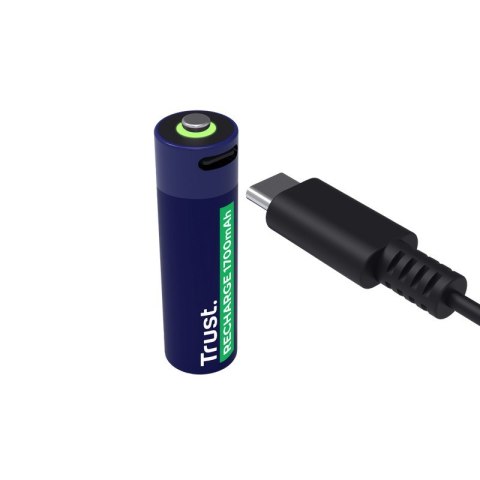 Trust Baterie akumulatory AA USB-C 2 sztuki