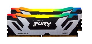 Kingston Pamięć DDR5 Fury Renegade RGB 48GB(2*24GB)/8400 CL40 srebrna