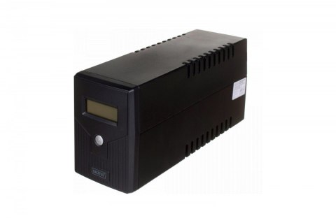 Digitus UPS Line-Ineractive LCD BASIC, 600VA/360W, 1x12V/7Ah, AVR, 2x Schuko CEE 7/3