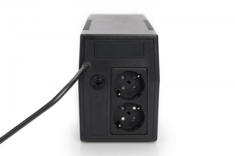 Digitus UPS Line-Ineractive LED BASIC, 600VA/360W, 1x12V/7Ah, AVR, 2x Schuko CEE 7/3