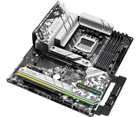 ASRock Płyta główna X670E STEEL LEGEND AM5 4DDR5 HDMI/DP M.2 EATX